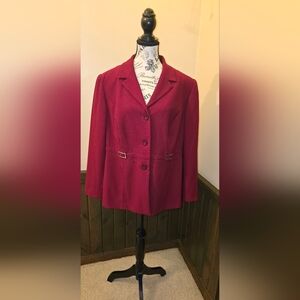 Maggy London Deep Red Blazer
